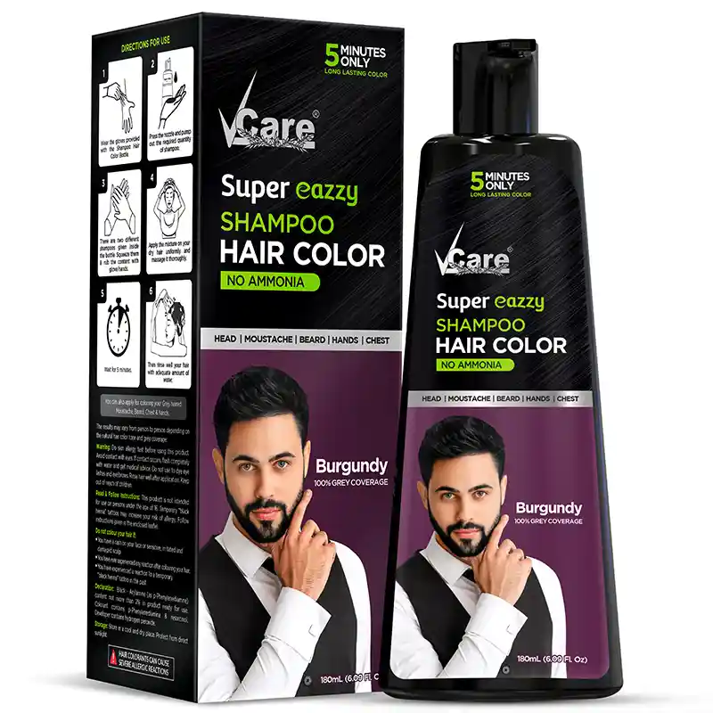 Stay Young - Modern and Trendy Burgundy Hair Color – 180ml